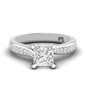 0.50-1.65 CT Round & Princess Cut Diamonds - Engagement Ring