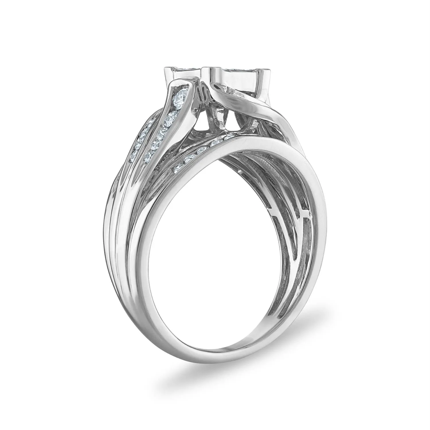 1 CTW Diamond Engagement Ring in 10KT White Gold