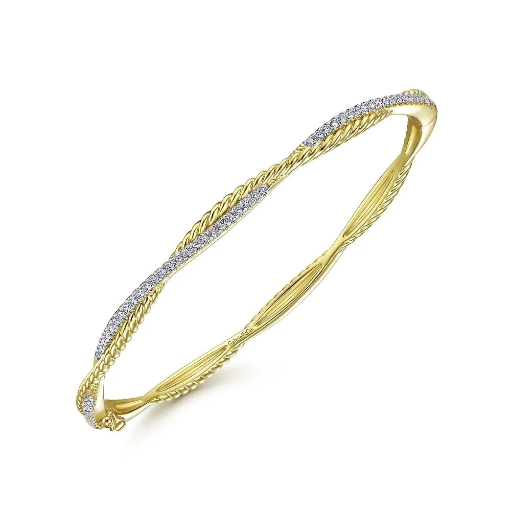 14K Yellow Gold Diamond Bracelet