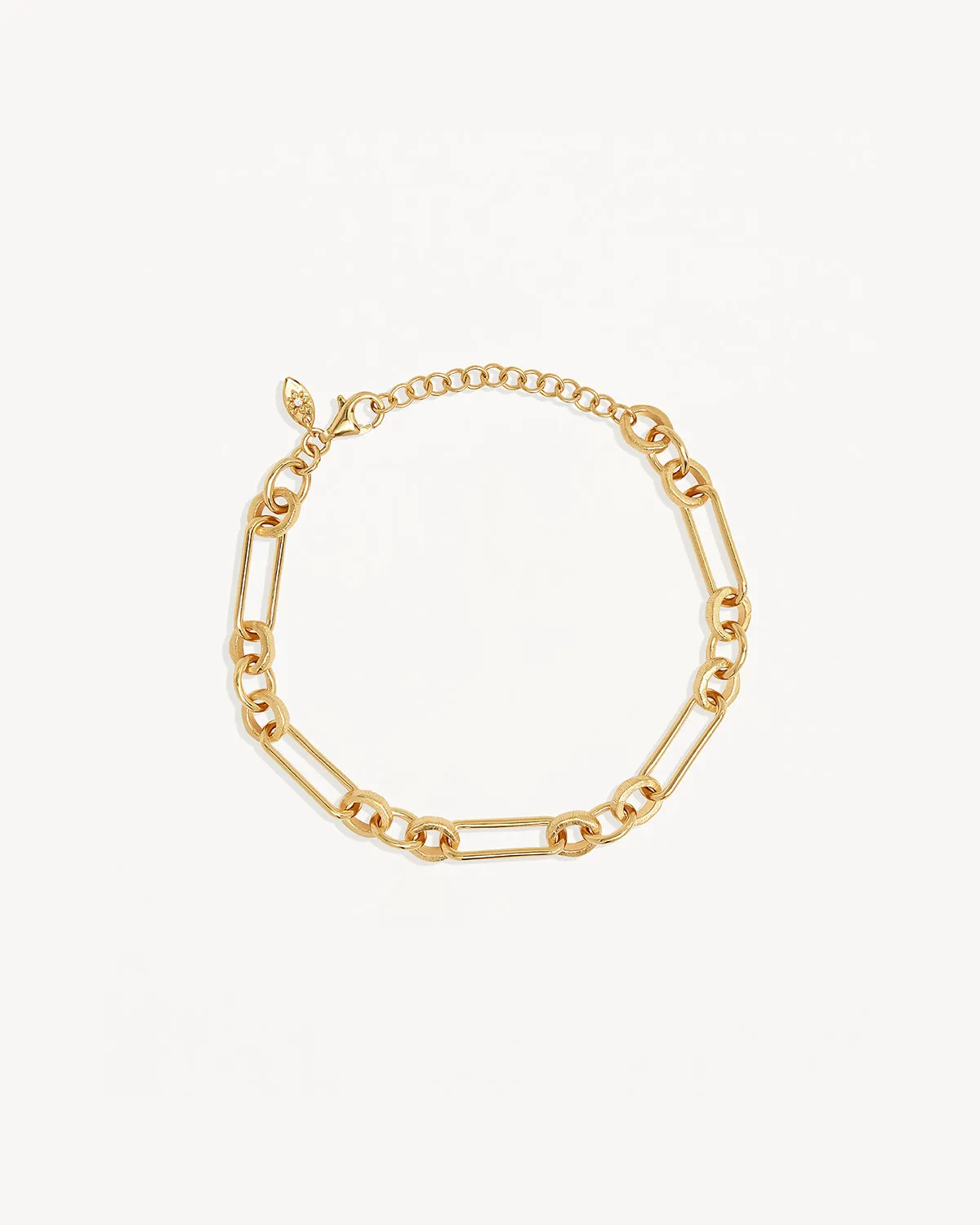 18k Gold Vermeil Shield Bracelet