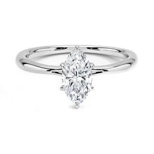 1ct Certified Diamond Solitaire Engagement Ring