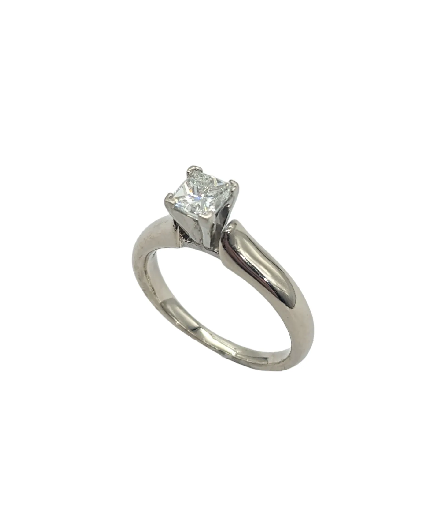 3/4 Carat Princess Cut Diamond Engagement Ring