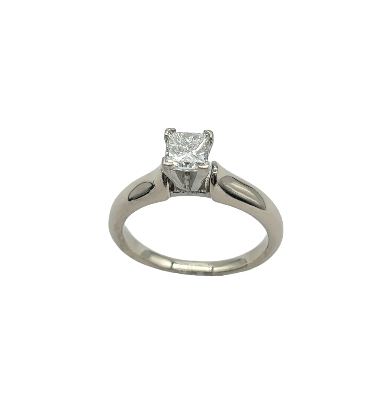 3/4 Carat Princess Cut Diamond Engagement Ring