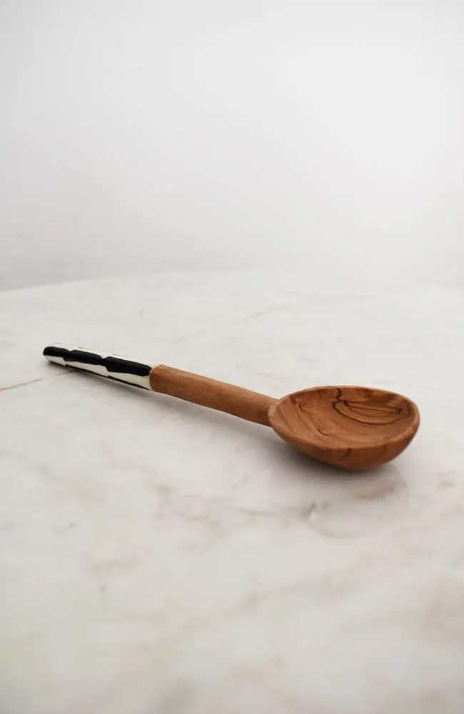 Abraham Wooden Inlaid Coffee Spoon