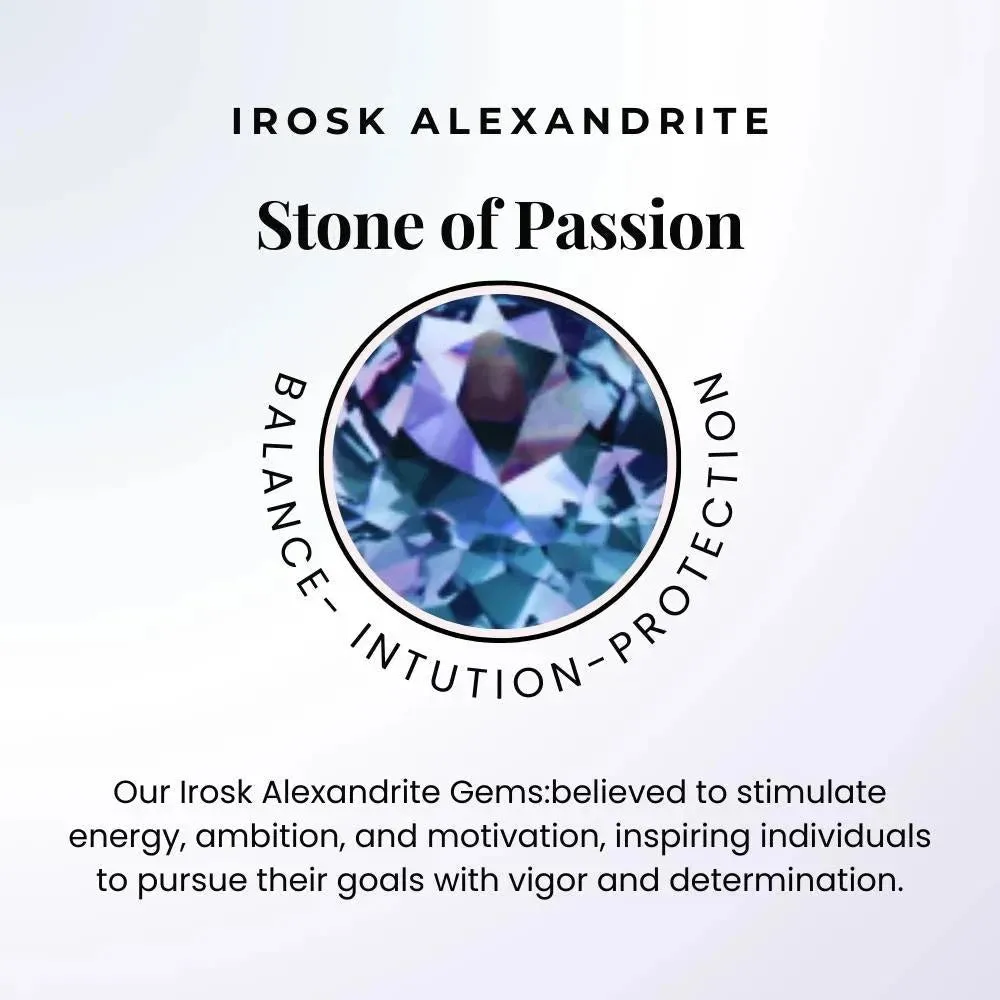 Alexandrite Journey Stud Earrings - 925 Sterling Silver - Irosk Australia®