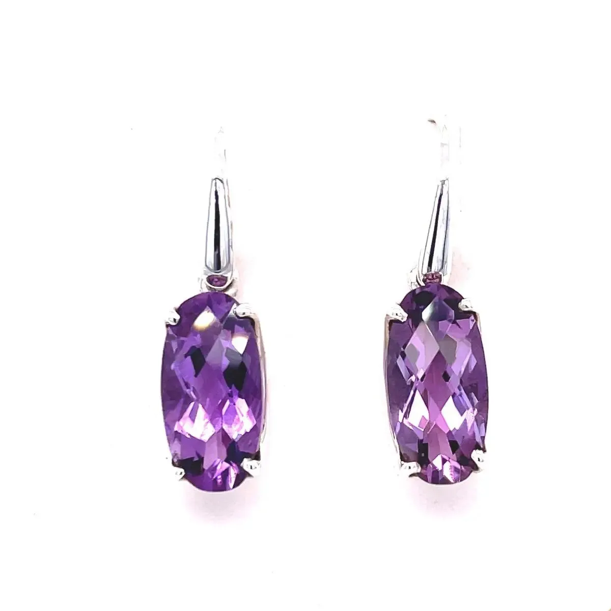 Amethyst Sterling Silver Earrings