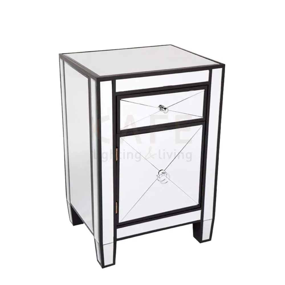 Apolo Bedside Table - Black