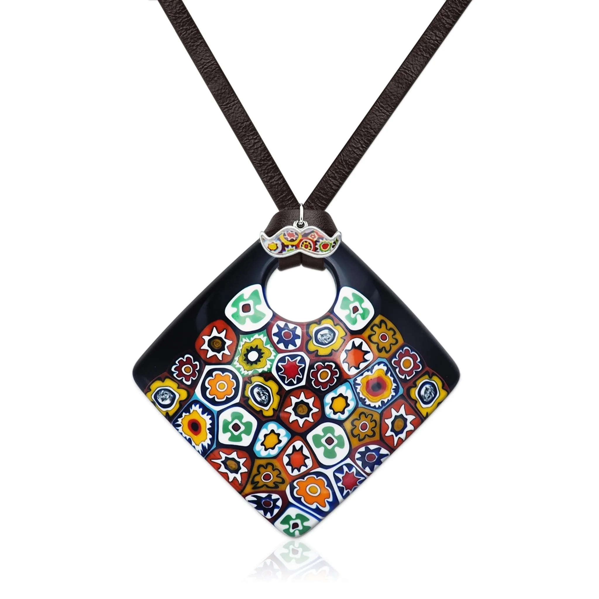 Artylish x Black Square Pendant