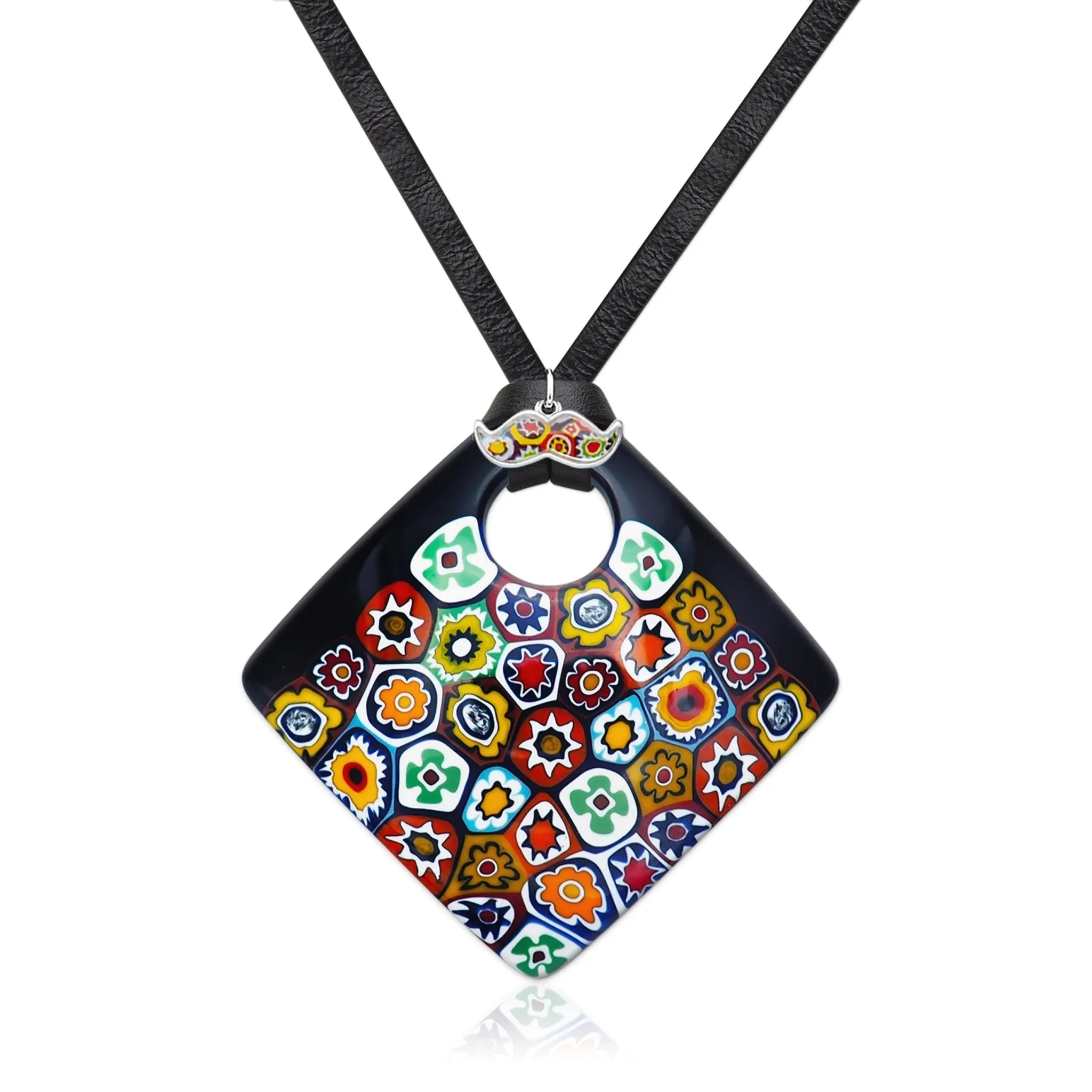 Artylish x Black Square Pendant