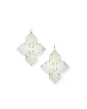 Ashley Pittman Angalia Earring Light Horn