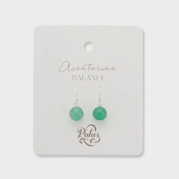 Aventurine Healing Gem Earrings