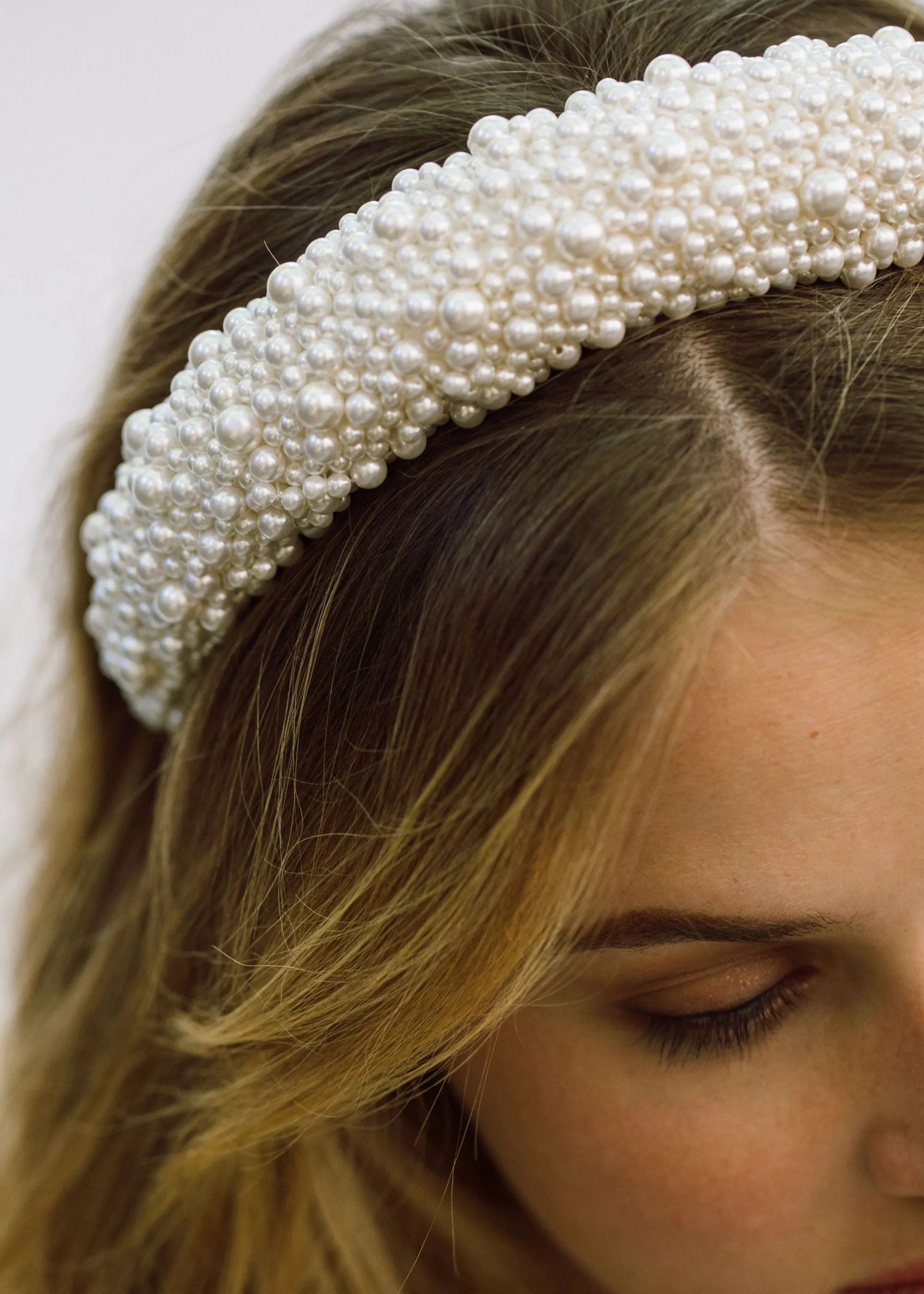 Bailey Pearl Headband -- Pearl