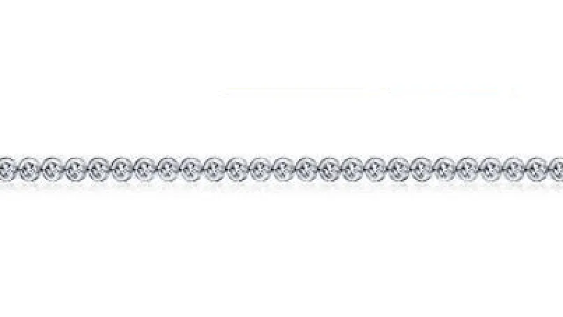 Bezel Diamond Eternity Tennis Bracelet