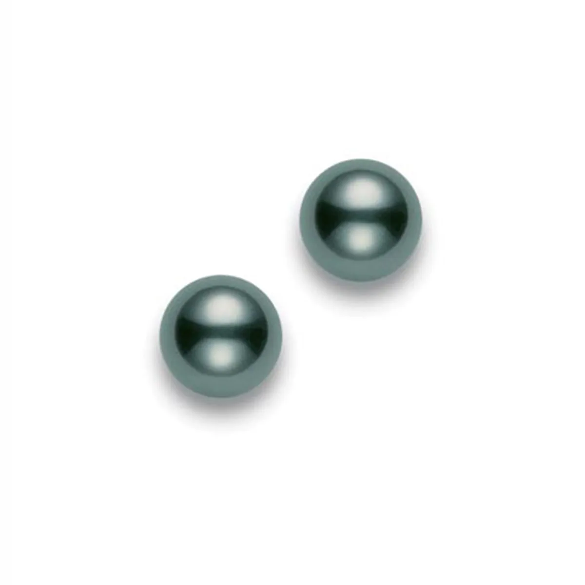 Black South Sea Pearl Stud Earrings