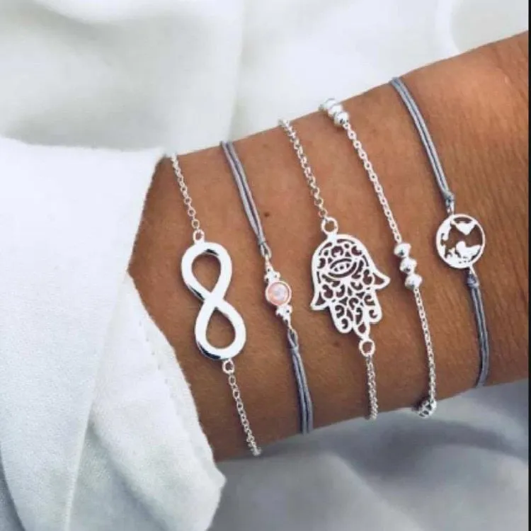 Bohemian Bracelets & Bangles Set