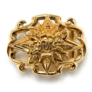 Bronze BWL Nautical Star Buckle