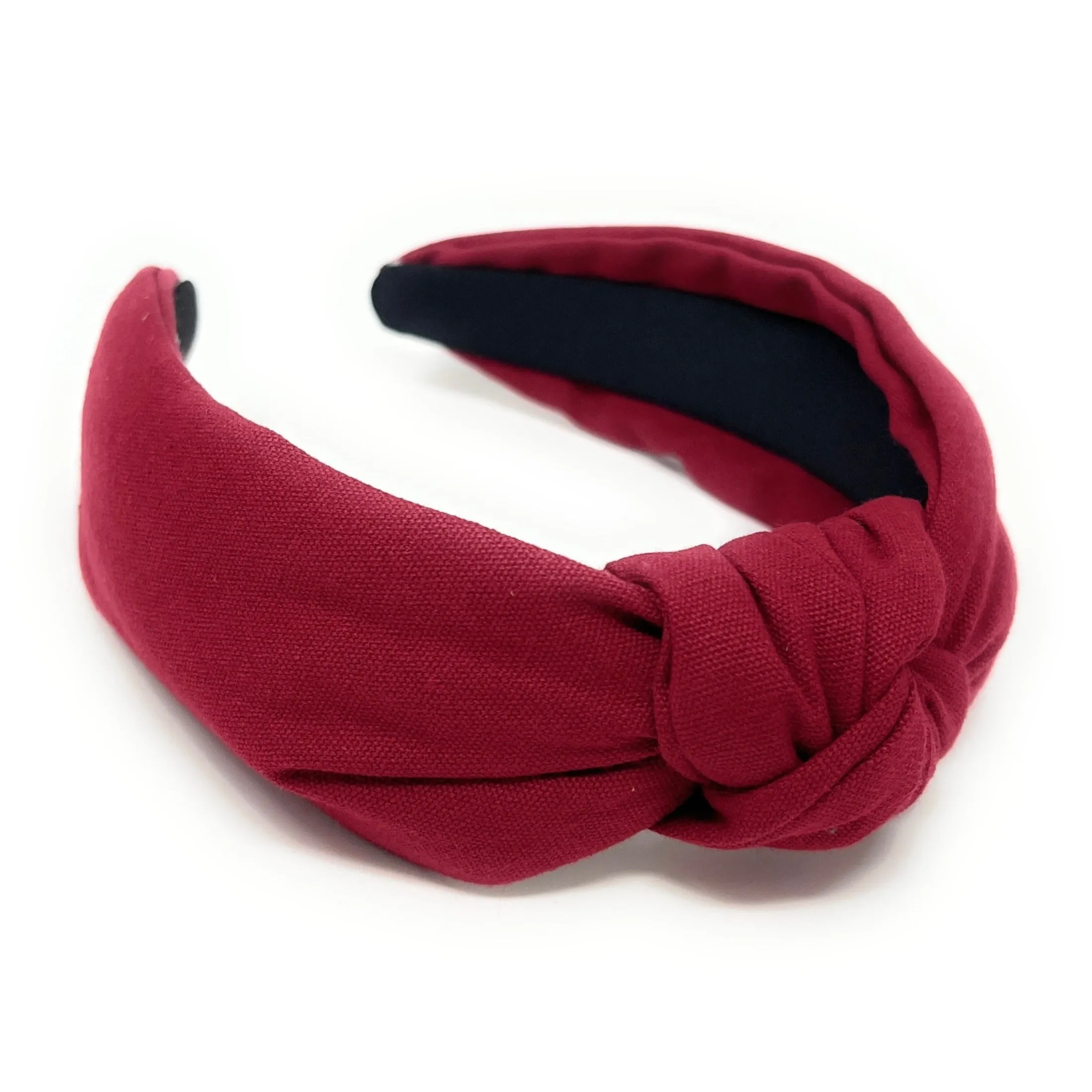 Burgundy Knotted Headband