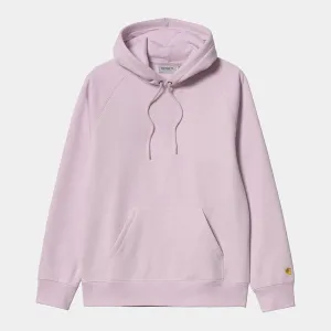 Carhartt WIP Hooded Chase Sweat - Pale Quartz / Gold