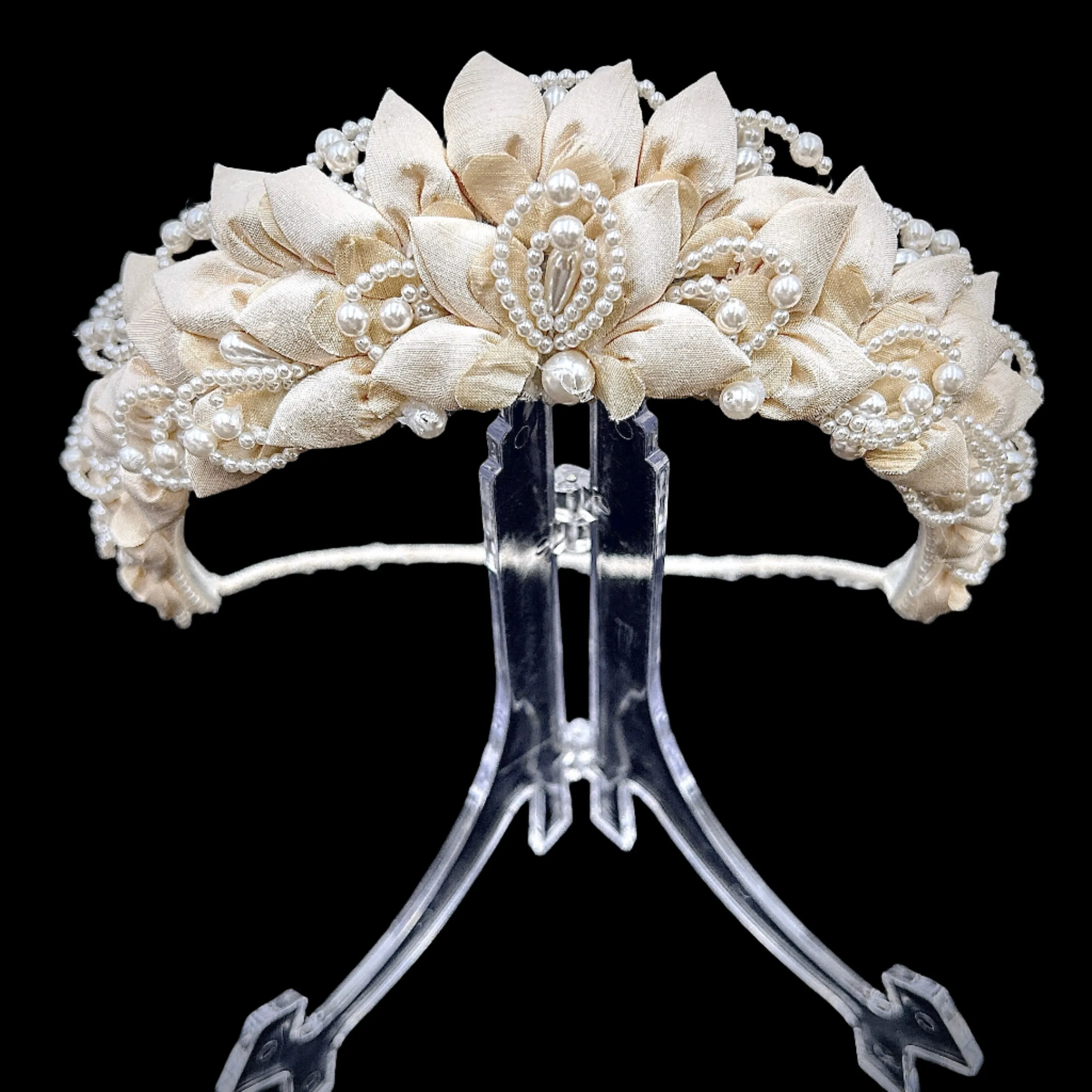 Chérie | Floral Crown | Wedding, Bridal, or Costume Crown