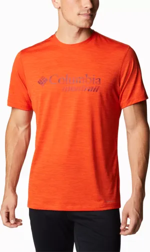 Columbia Men&#x27;s Trinity Trail Graphic Tee Red Quartz | Buy Columbia Men&#x27;s Trinity Trail Graphic Tee Red Quartz here | Outnorth