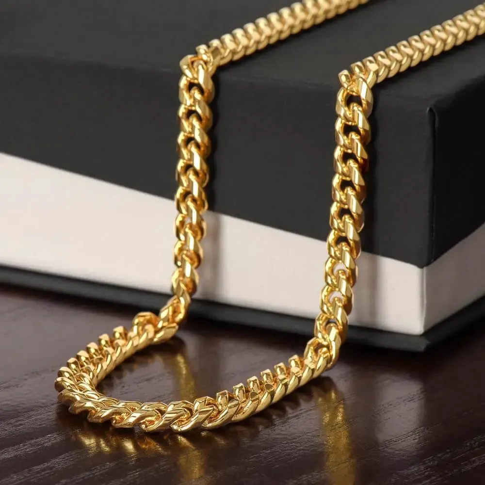 Crafted for Champions: Elevate Their Look with Our Stunning Cuban Link Chain!