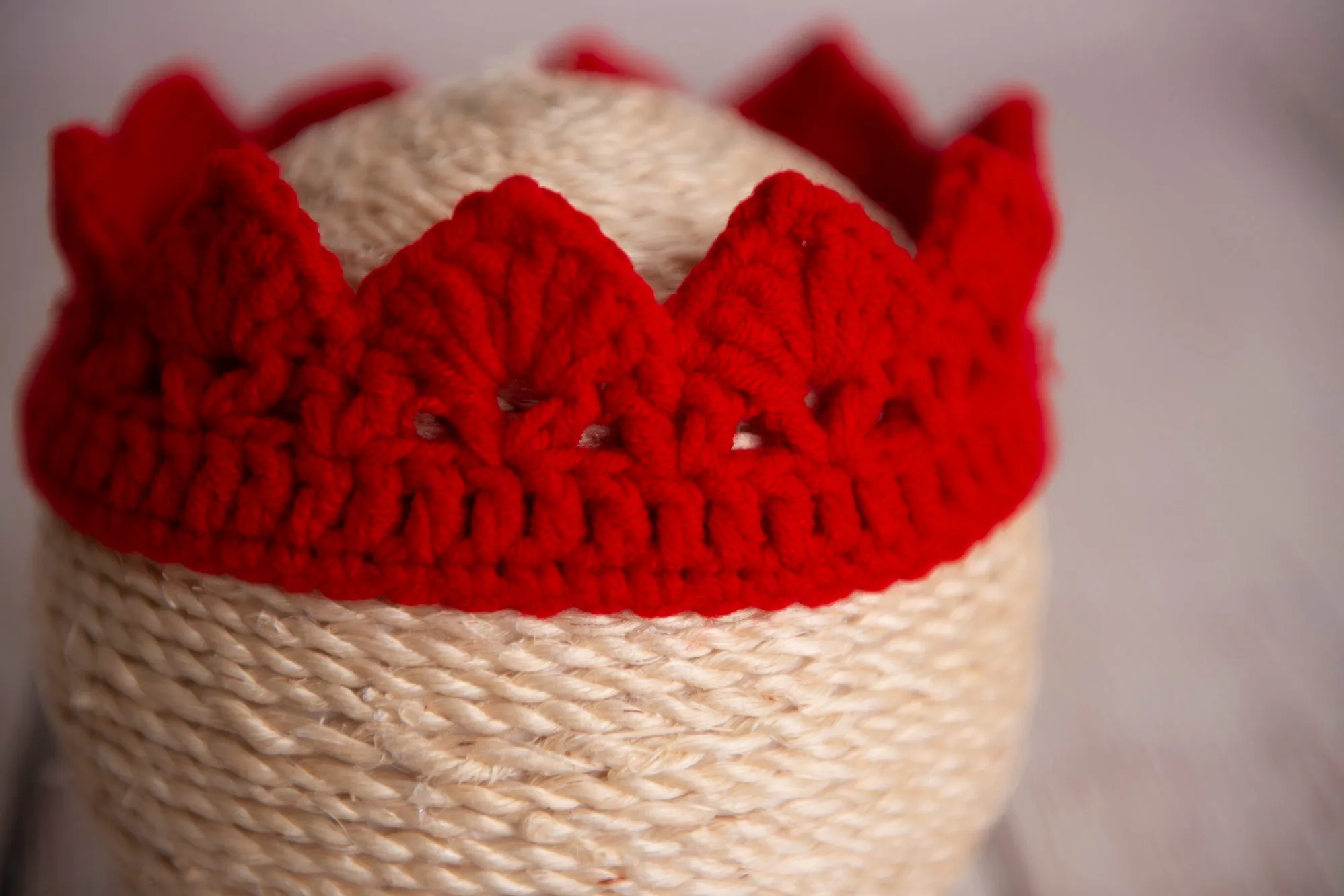 Crochet Crown - Red