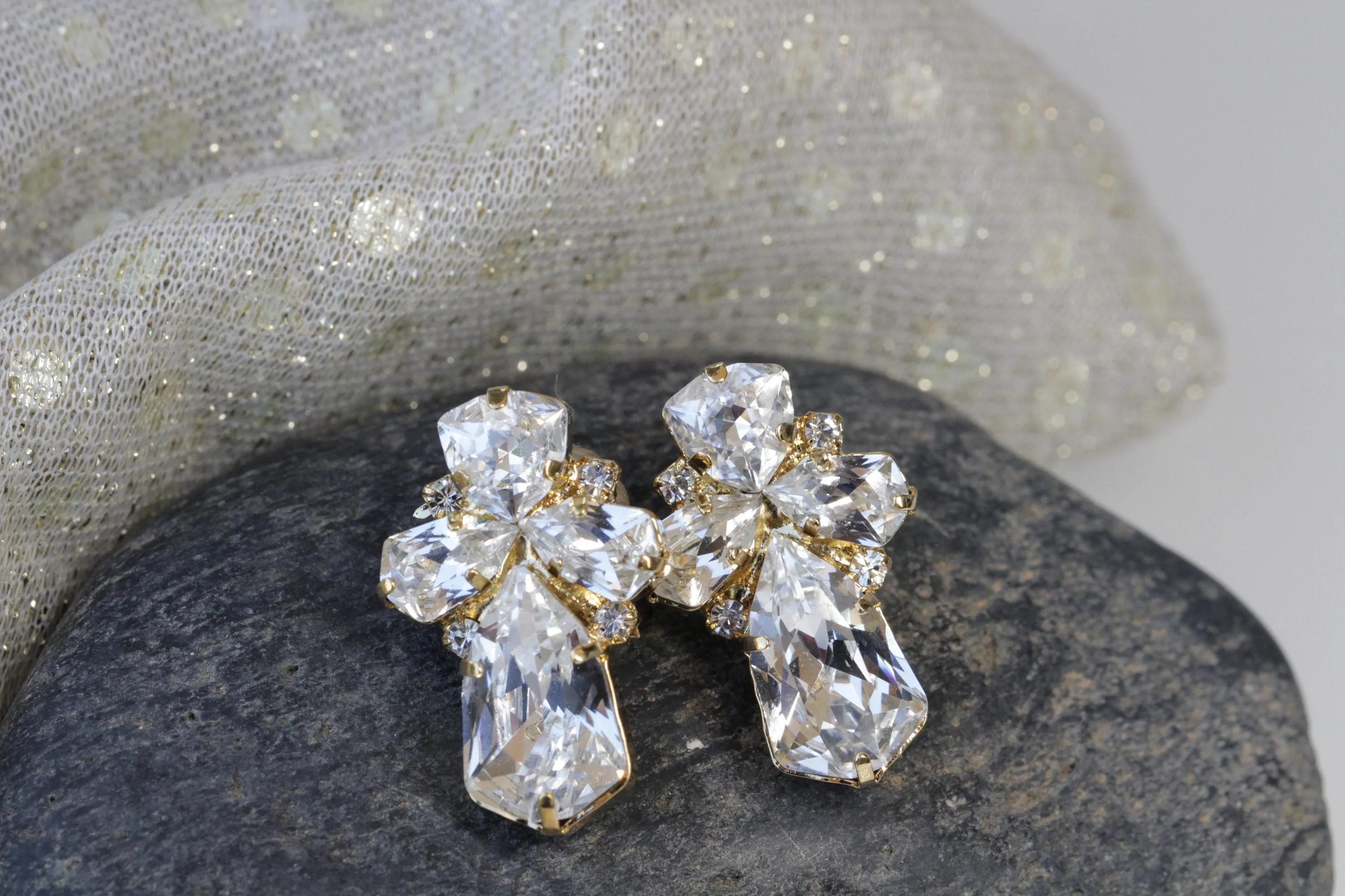 CRYSTAL BRIDESMAID EARRINGS