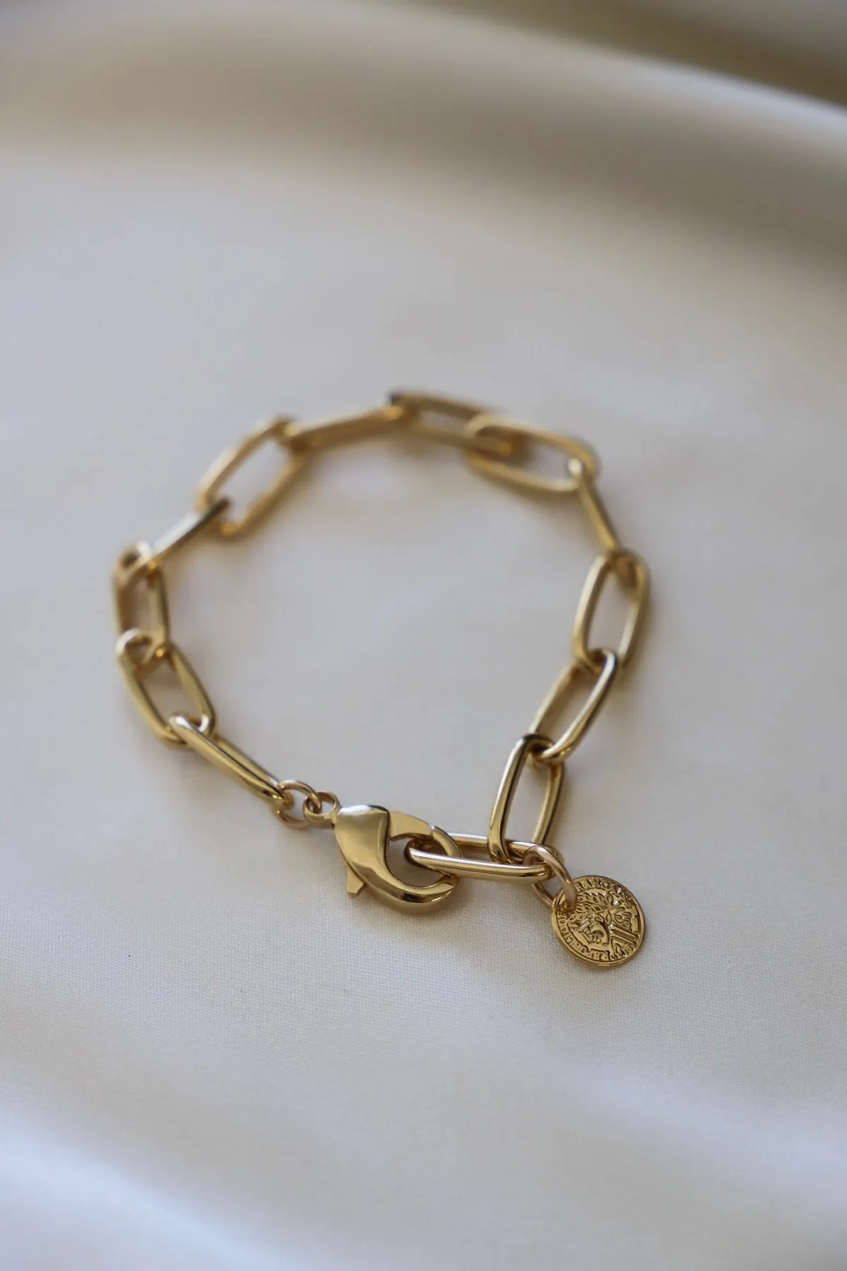 DAVID OVAL CHAIN BRACELET