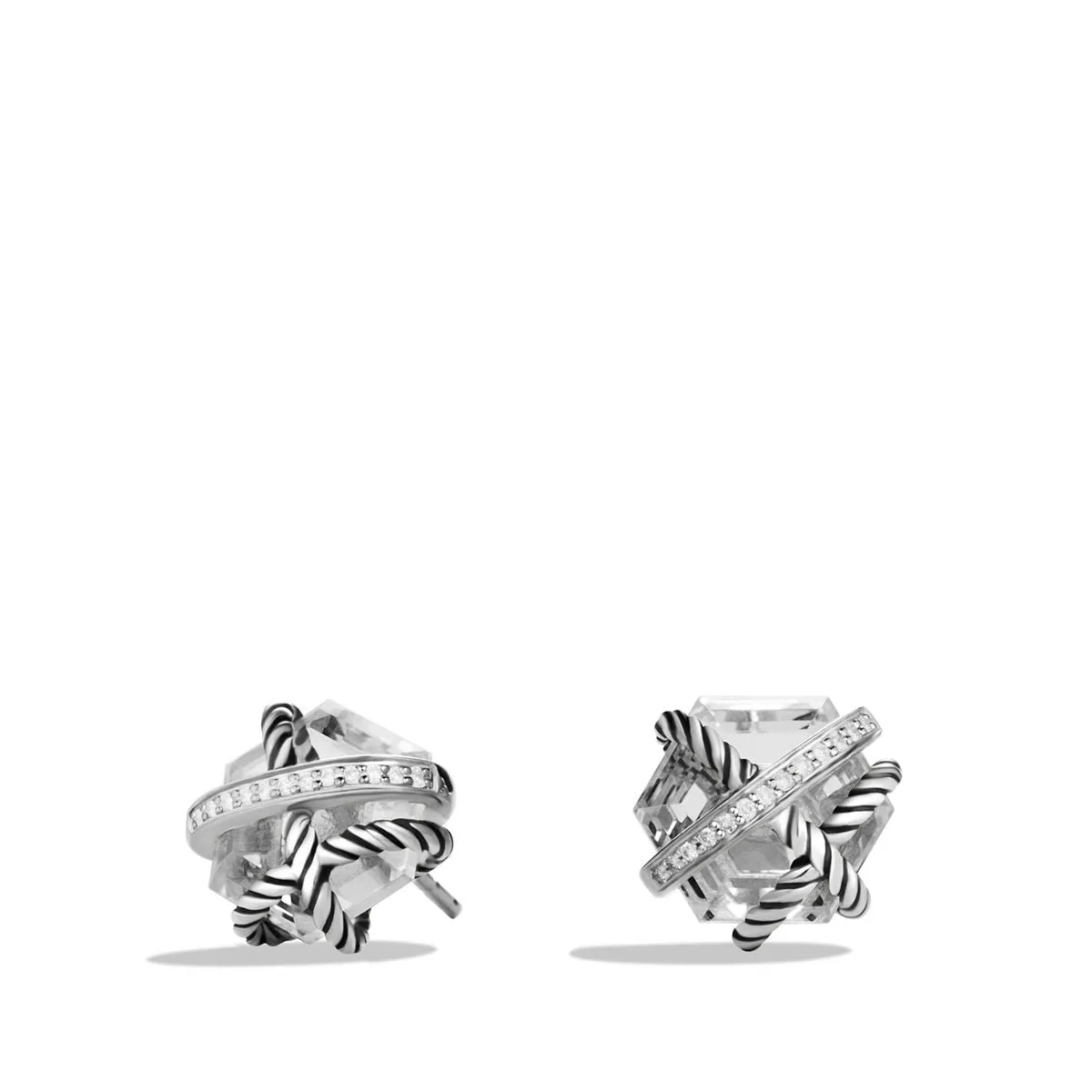 David Yurman 10mm Cable Wrap Earrings