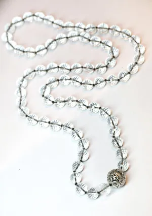 Devi Guru Bead Necklace- Crystal Quartz