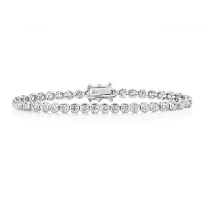 Diamond Jewellery 18ct Gold Tennis Bracelet BDQ719W/GH5