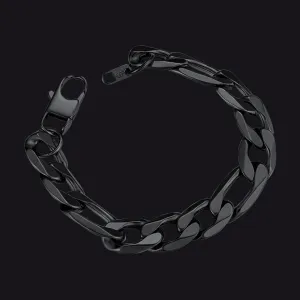 Figaro Cuban Link Chain Bracelet For Men, 6MM-13MM