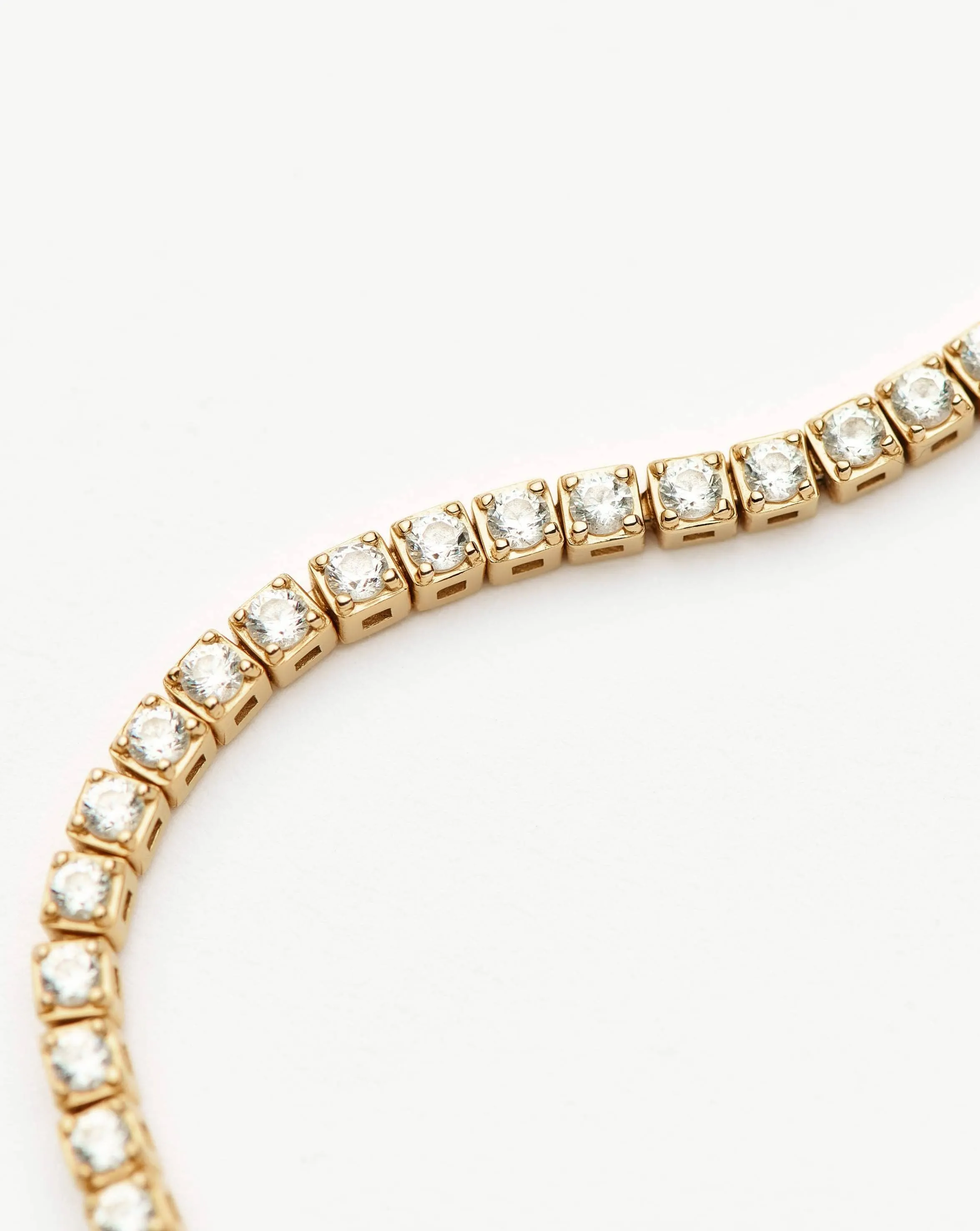 Fine Diamond Tennis Bracelet - Size M | 14k Solid Gold Lab Grown Diamonds