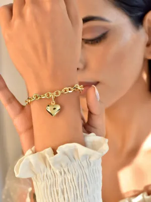 Golden Heart Bracelet