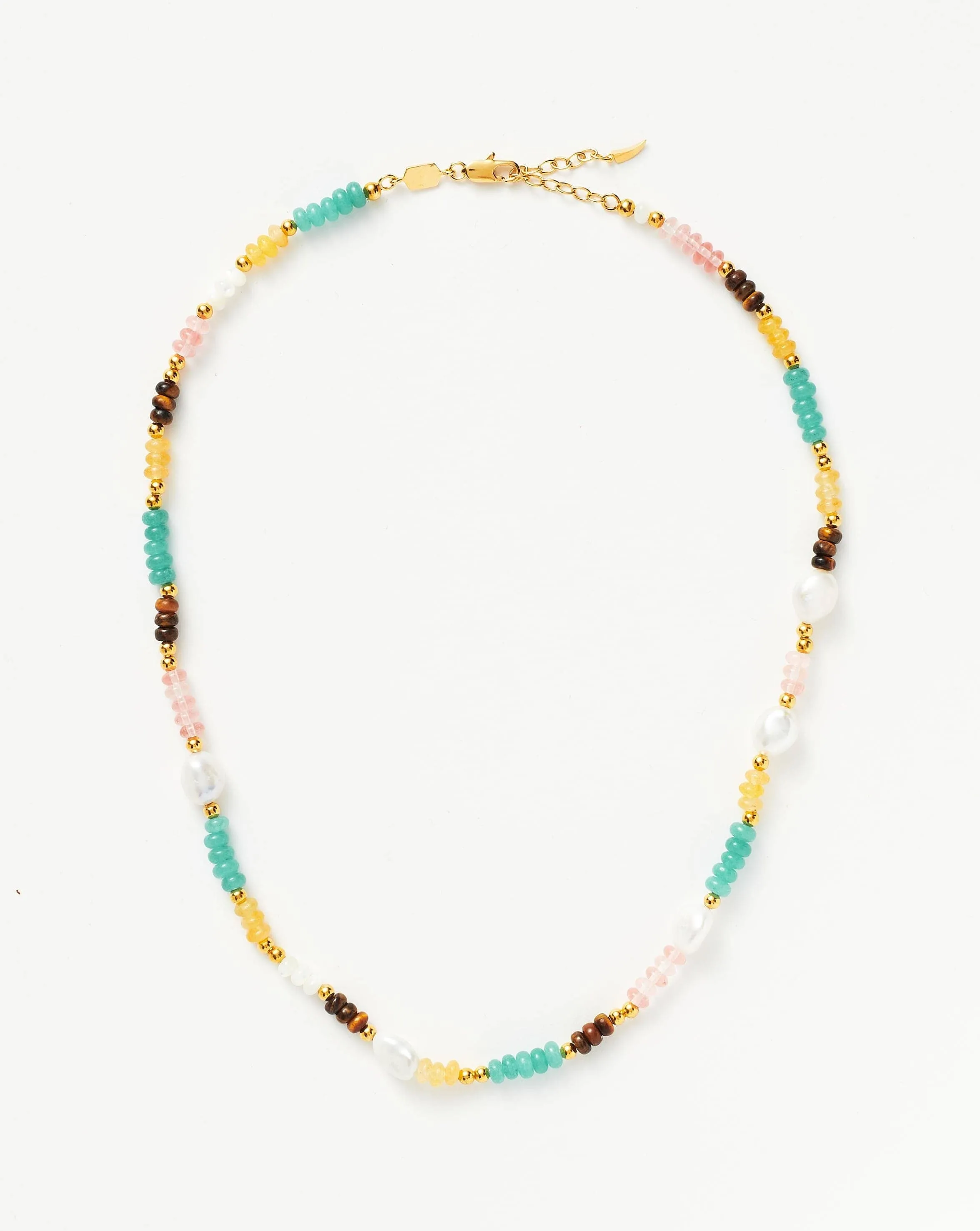 Good Vibes Multi Beaded Short Necklace