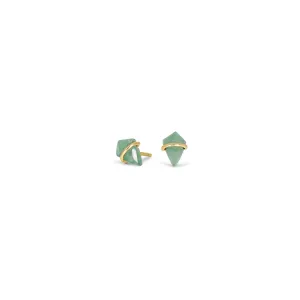 Green Aventurine Extra Small Kite Studs