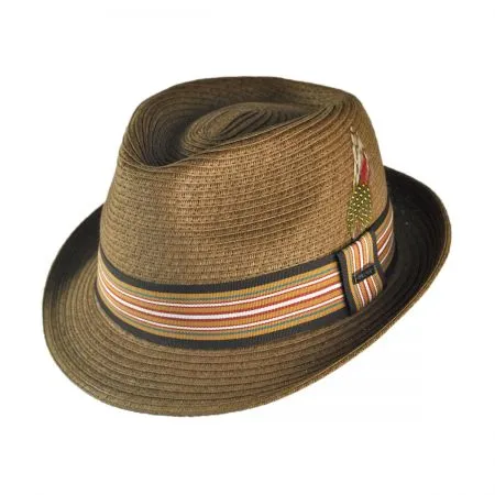 Heritage Classic Fedora Straw Trilby Fedora Hat