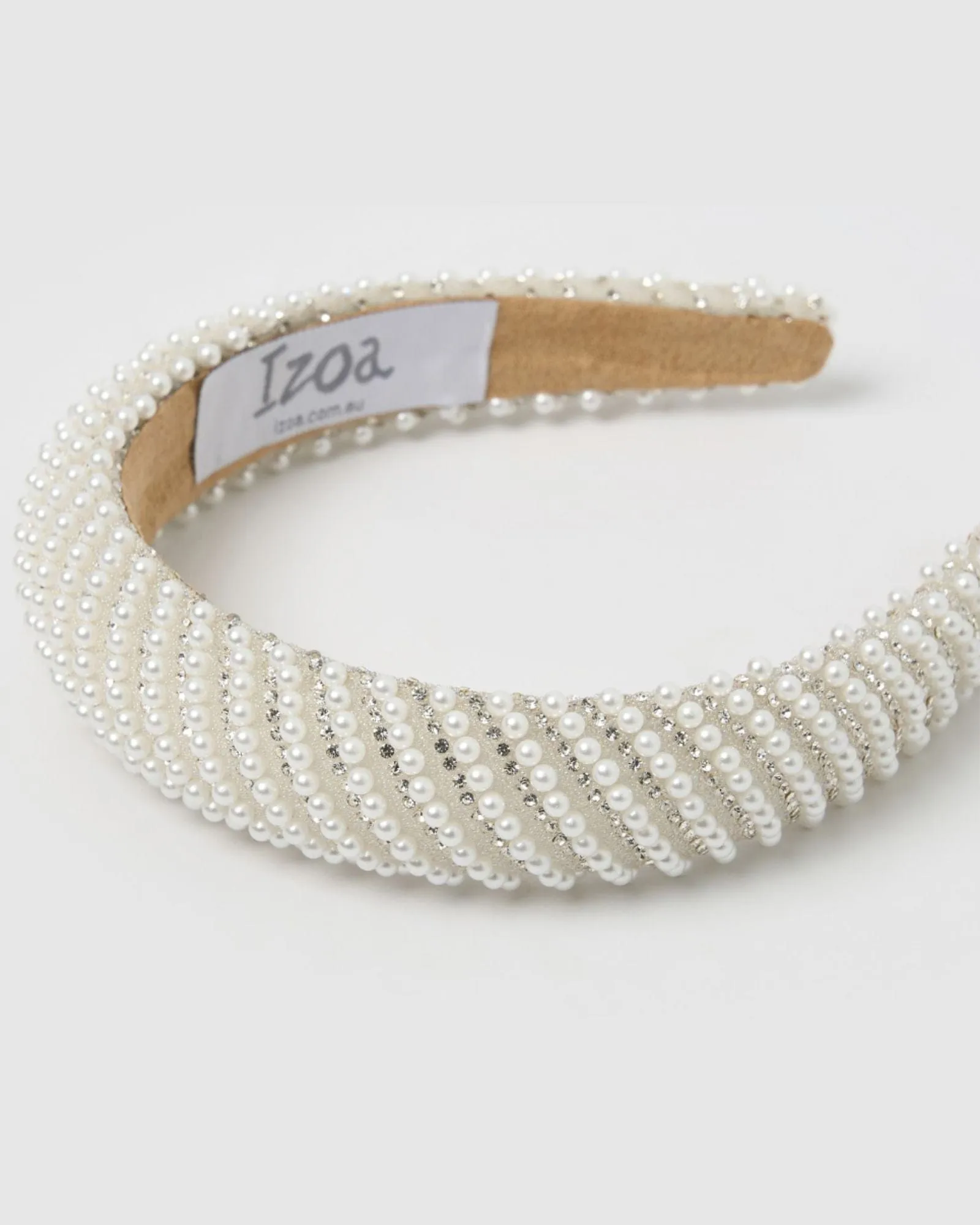 Izoa Aubrey Headband White