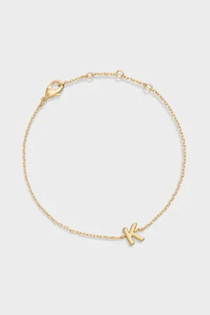 K - Letter Bracelet