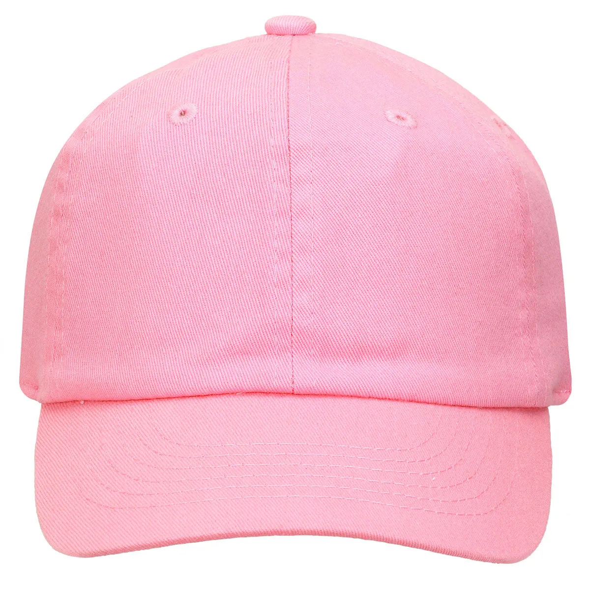 Kids Baseball Cap Cotton Adjustable Size - Pink