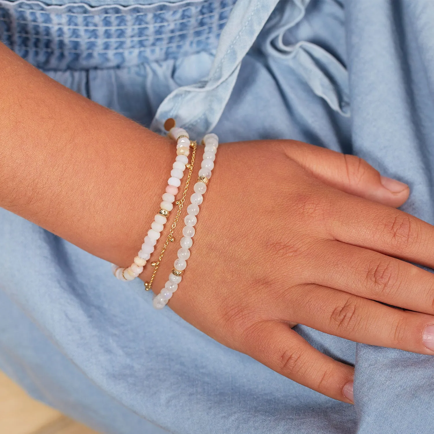 Kids Dainty Ball Bracelet