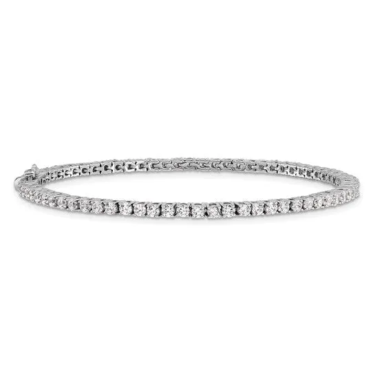 Lab Grown Diamond 4.44 Carat Tennis Bracelet