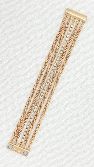 Layered Chain Bracelet - Gold