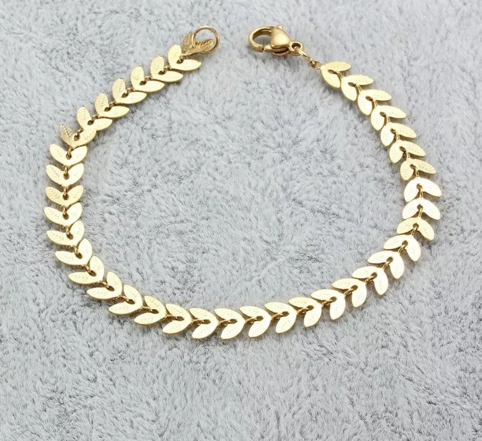 Leaf Chain Bracelet