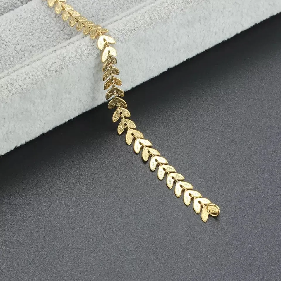 Leaf Chain Bracelet