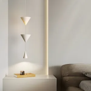 LED Triple Cones Modern Decorative Pendant Light