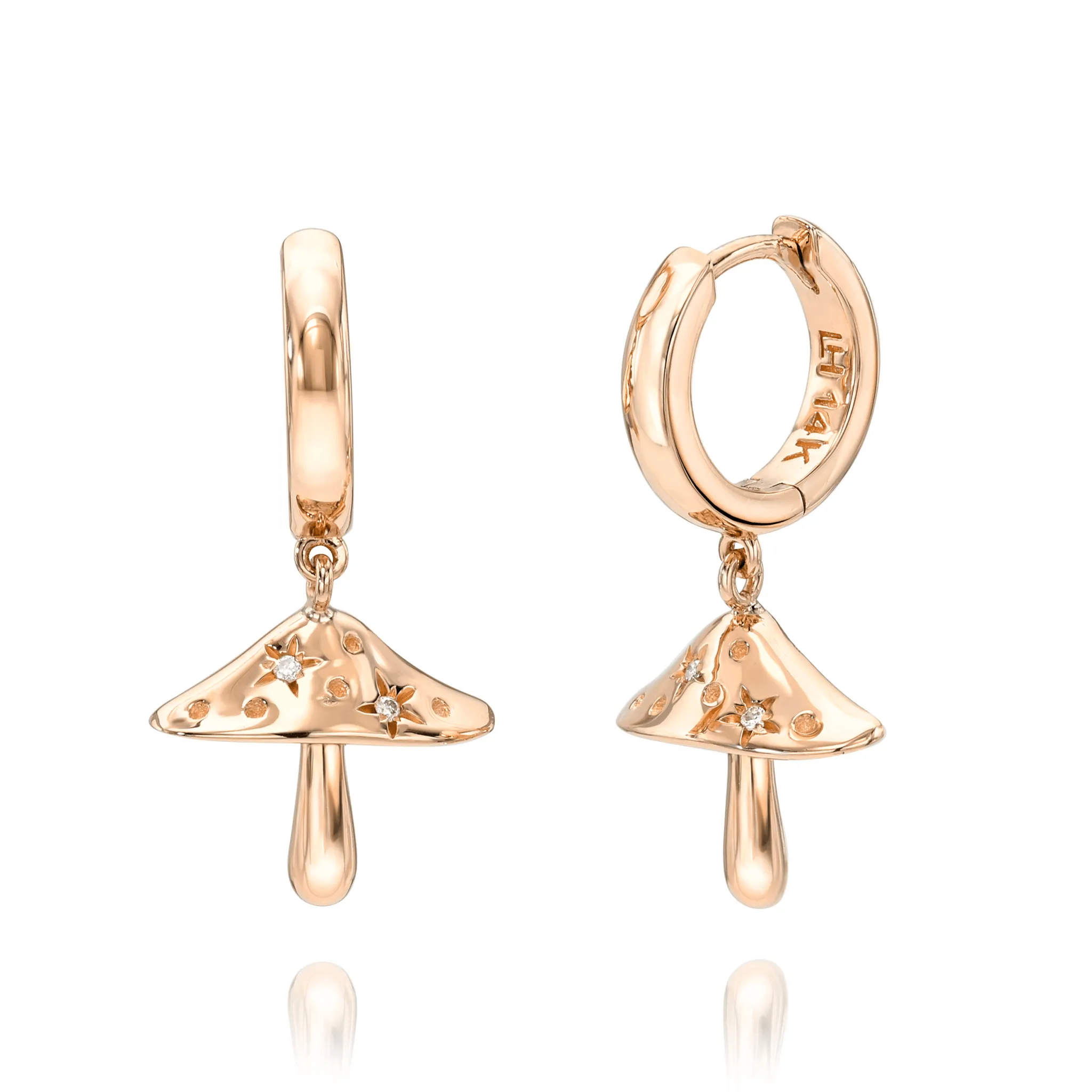 LH x Alice Baby Mushroom Orbit Hoops