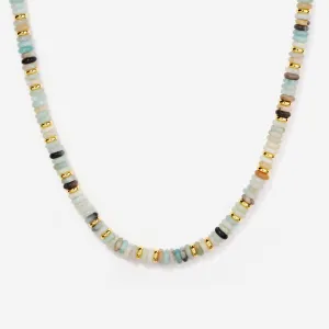 Lila Mixed Gemstone Necklace