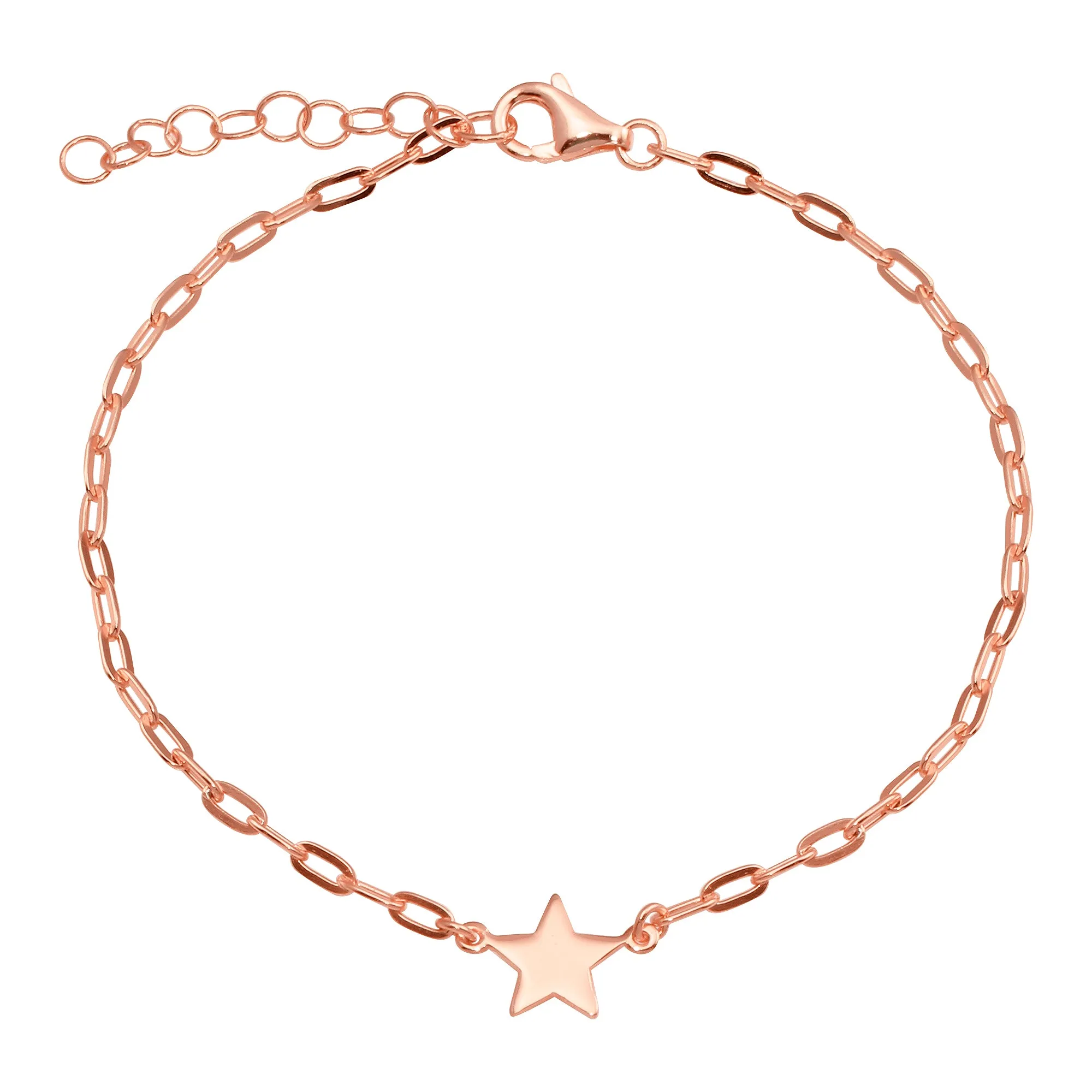 Link Chain with Star Bracelet