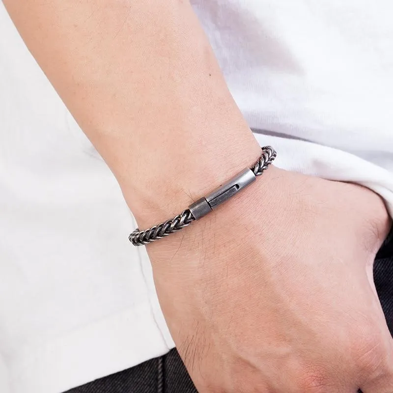 Mattias Stainless Steel Chain Bracelet